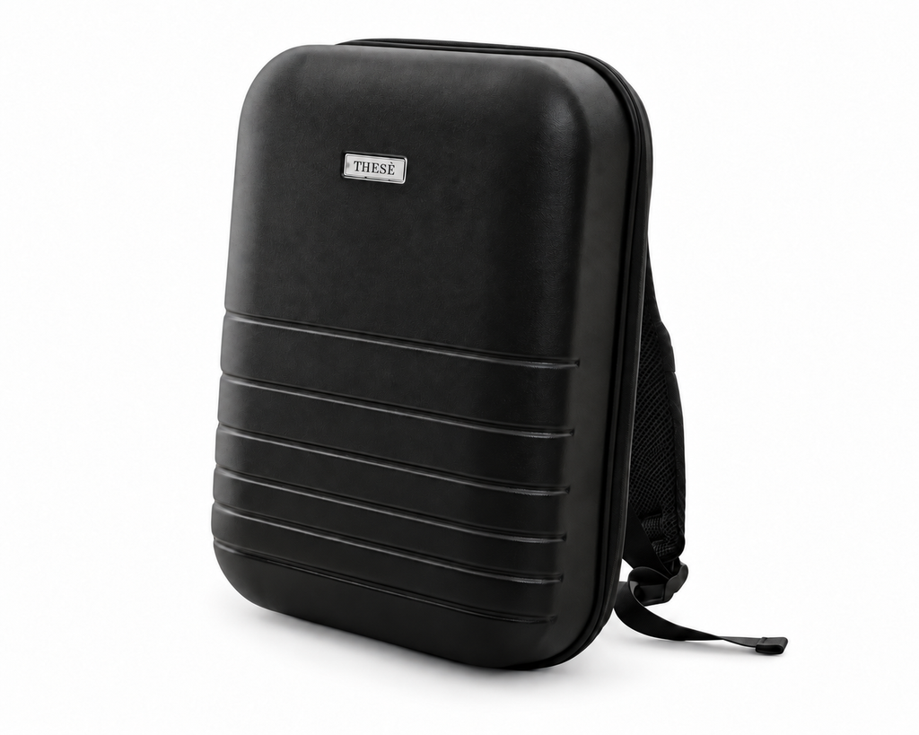 Zaino porta PC THESÈ a guscio rigido, vista di tre quarti