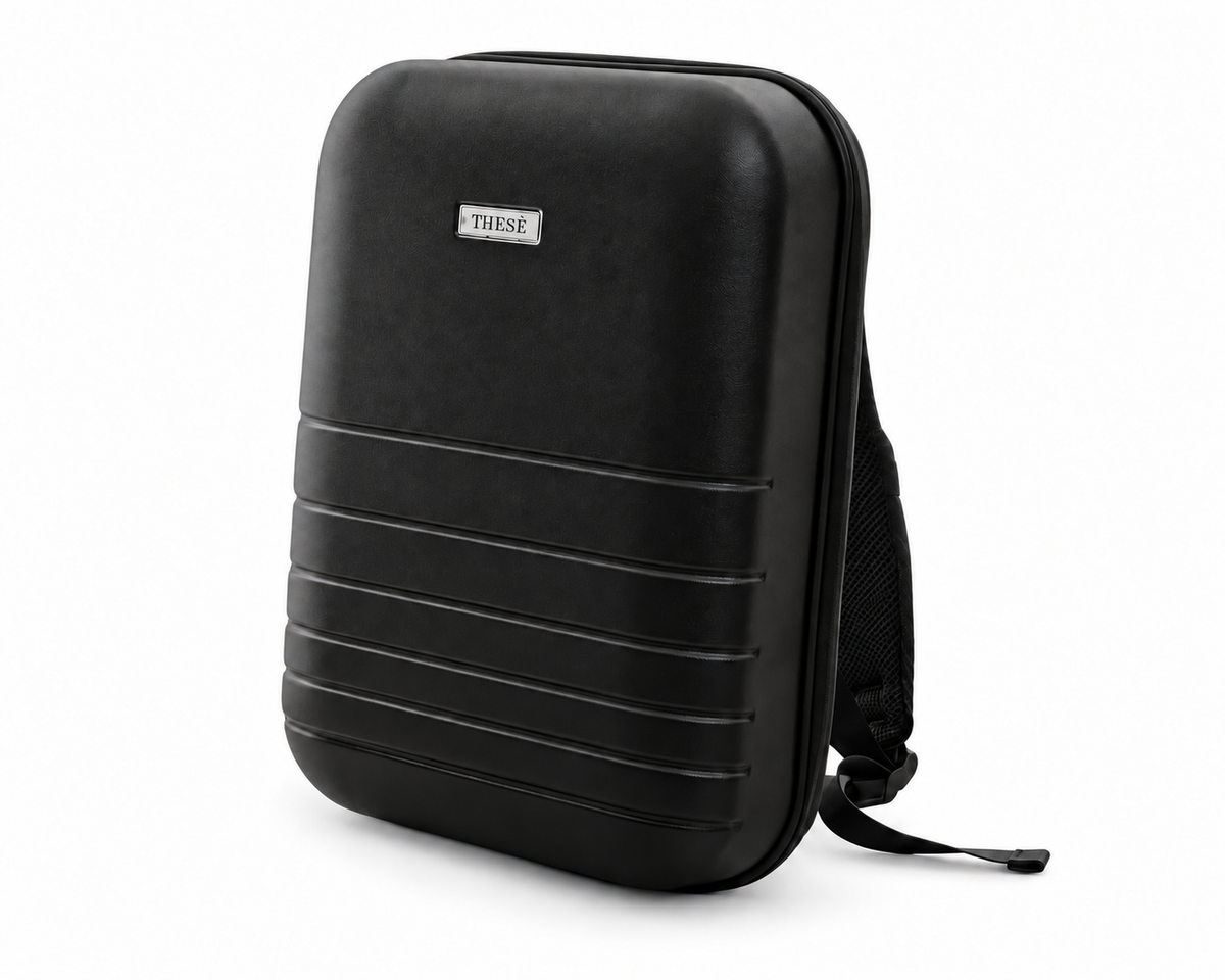 Zaino porta PC THESÈ a guscio rigido, vista di tre quarti