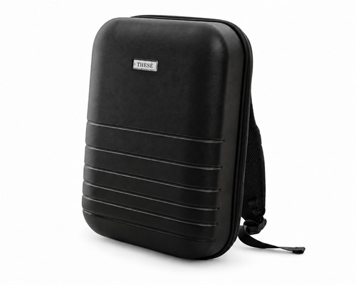 Zaino porta PC THESÈ a guscio rigido, vista di tre quarti